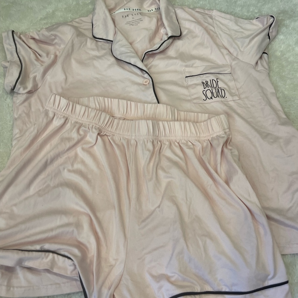 Rae Dunn “Bride Squad” pj set